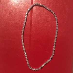 Stunning 17” Diamond like necklace .